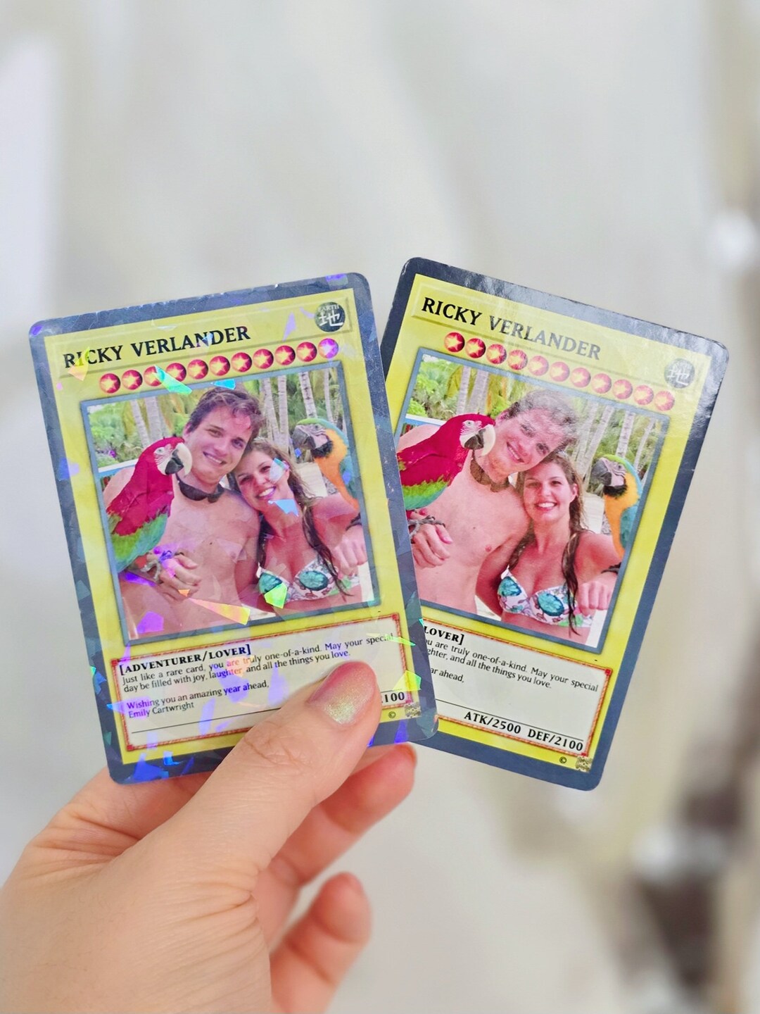 Birthday Invitation Card Personalised Yu-Gi-Oh! Birthday Greeting Card -  Any Occasion With Envelope