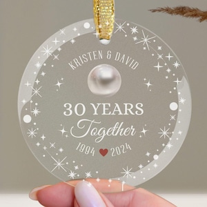 30th Anniversary Gift For Husband 30th Wedding Anniversary Gifts For Couples Gift For Parents Gifts For Couples 30 Year anniversary Gift