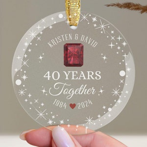 40th Anniversary Gift For Parents 40th Wedding Anniversary Gift 40th Anniversary Gift For Couple Gifts For Parents 40th Anniversary Gifts