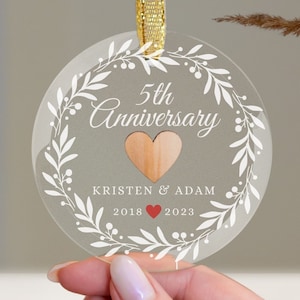 5th Anniversary Gifts For Couples 5th Anniversary Gift for Couple 5th Wedding Anniversary Gift For Couple Gift For Husband Gift For Wife