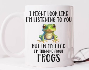 Funny Coffee Mug, Frog Mug, Frog Lover Gift, Frog Coffee Mug, Frog Cup, Cute Frog Gifts, Birthday Frog Gift, Gift For her, Gift For him