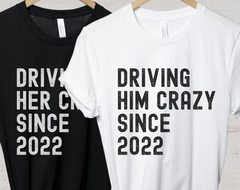 Cotton Anniversary Gift For Him, 2nd Anniversary Gift, 2 Year Anniversary Shirt, 2nd Wedding Anniversary Gifts, Second Year Gift for Her