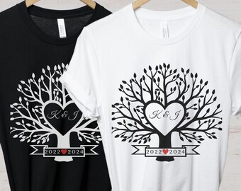 Cotton Anniversary Gift For Him, 2nd Anniversary Gift, 2 Year Anniversary Shirt, 2nd Wedding Anniversary Gifts, Second Year Gift for Her