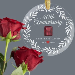 40th Anniversary Gifts For Friends, 40 Year Anniversary Gifts For Couples, Grandparent Gift For 40th Wedding Anniversary, Gift For Parents