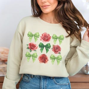 Birth Flower June Birthday Gifts For Her, Birth Month Flower Shirt Gift For Women, Birth Flower Sweatshirt, Rose Coquette, Best Friend Gift