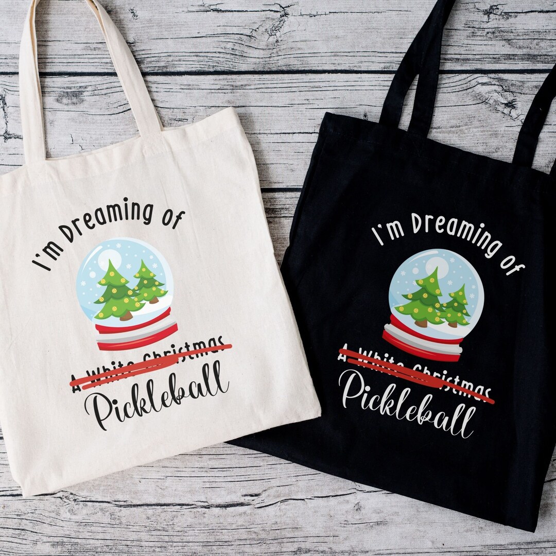 Pickleball Gift Cute Pickleball Tote Bag Pickleball Player Etsy