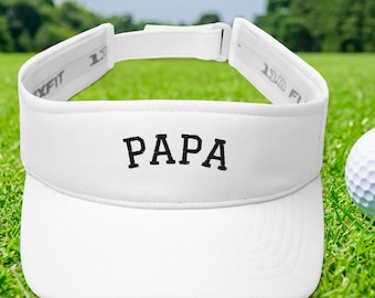 Father's Day Gift for Grandpa, Personalized Tennis Visor, Personalized Sun Visor, Embroidered Tennis Visor, Custom Embroidery, Golf Visor