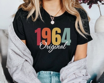 60th Birthday Shirt, Vintage 1964 Shirt, 60th Birthday Gift For Women, 60th Birthday Gift For Men, 60th Birthday Friend, 60th Birthday Woman