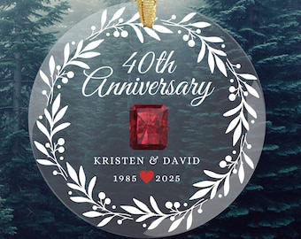 40th Anniversary Gift For Parents, 40th Wedding Anniversary  Gift For Parents, 40th Anniversary Gifts For Parents, 40Year Anniversary Gift