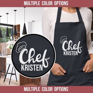 Personalized Chef Apron: Gift for Mom