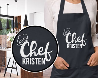 Personalized Chef Apron: Gift for Mom