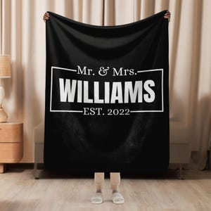 Cotton Anniversary Gift For Him, 2nd Anniversary Gift, 2 Year Anniversary Blanket, 2nd Wedding Anniversary Gifts, Second Year Gift for Her
