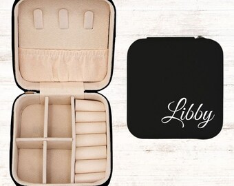 Jewelry Organizer, Travel Jewelry Case, Jewelry Travel Case, Travel Jewelry Box, Custom Jewelry Box, Small Jewelry Box, Necklace Organizer
