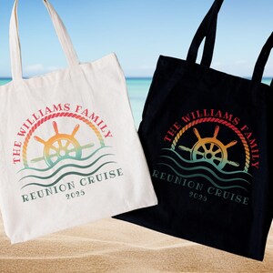 Custom Family Cruise Tote Bag 2025, Family Reunion Gift, Family Gifts for Reunion, Personalized Family Reunion Gifts, Reunion Party Favor