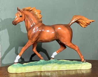 Estatua árabe de la Bahía de John Beswick, edición limitada. En caja con certificado de autenticidad.