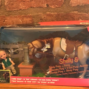 Mattel Shelly und durstiges Pony. OVP. 1999. Barbie. Selten und Vintage