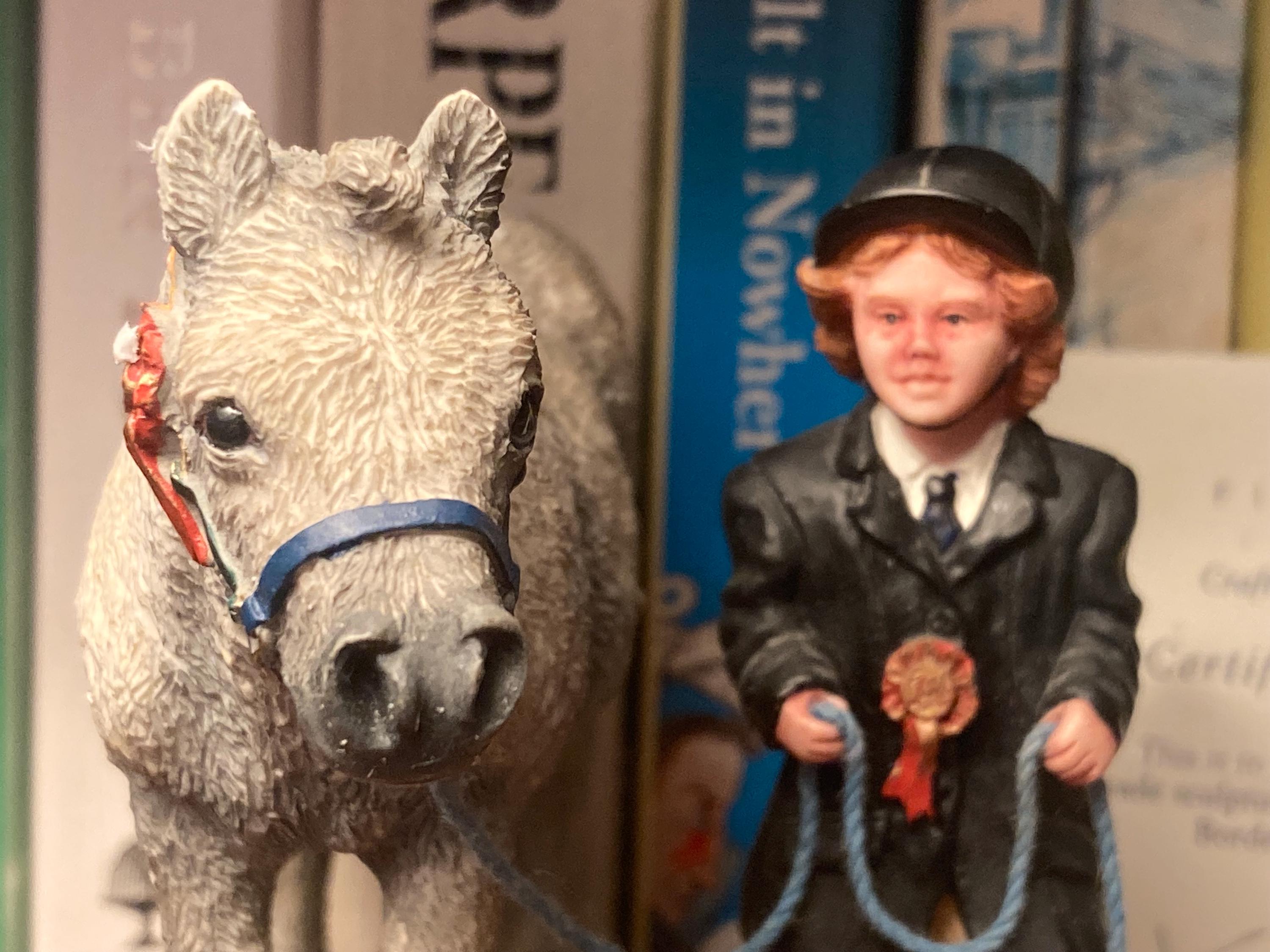 BORDER FINE ARTS 馬と騎手の置物 Vintage Border Fine Arts Horse