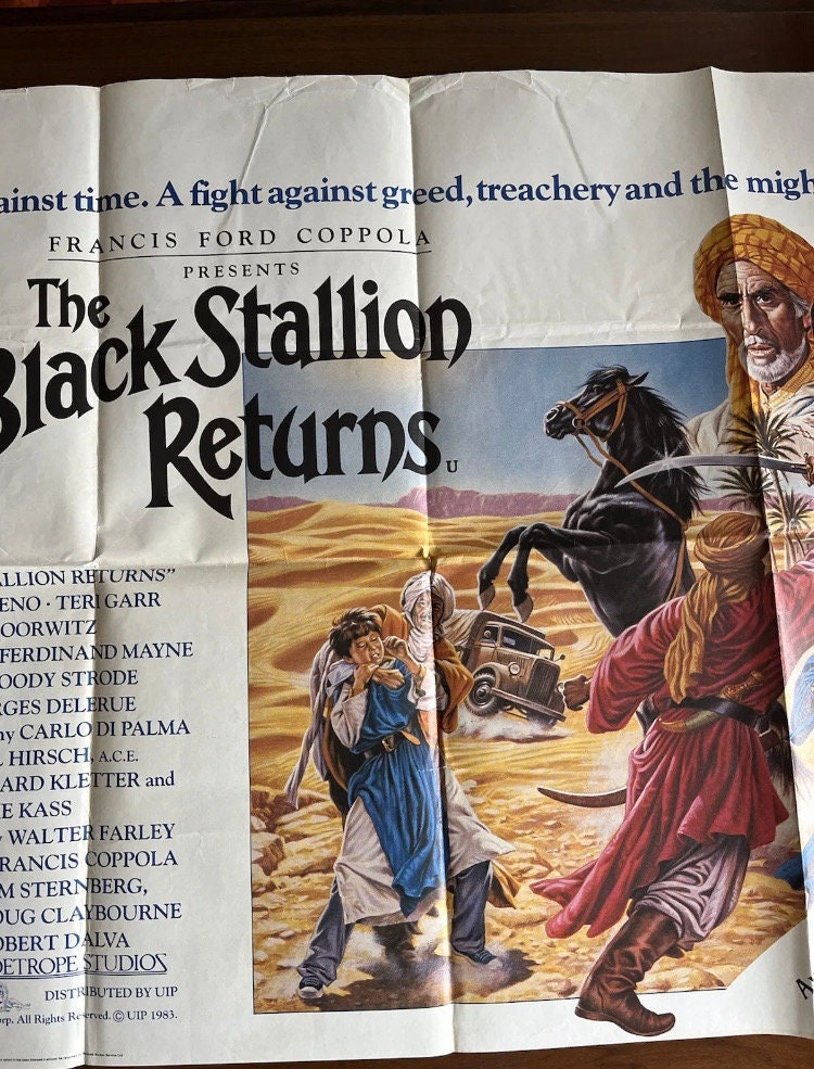 The Black Stallion Returns (1983) Original UK Quad Poster - Etsy