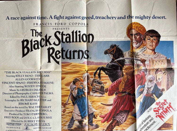 The Black Stallion Returns (1983) Original UK Quad Poster - Etsy