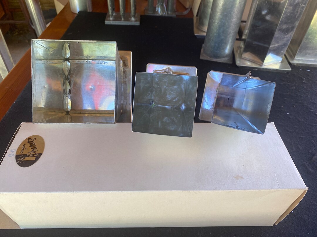 Candle Molds Three Squares. 2 Inch 3 Inch and 5inches Wide Etsy