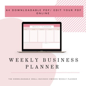 Weekly Business Planner