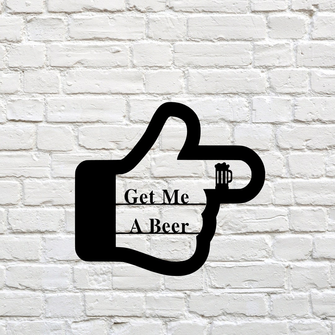 Personalized Bar Sign, Metal Wall Art, Indoor Outdoor Camp Sign, Home