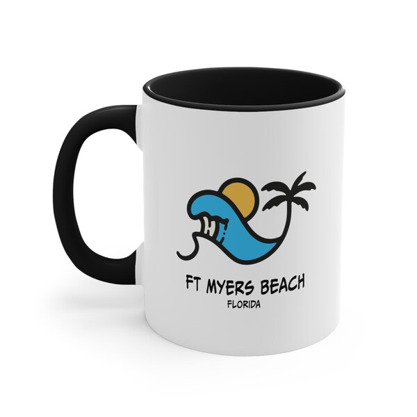 Ft Myers Beach Strong Accent Coffee Mug, 11oz