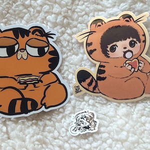 Garf sticker and print | Cute gift| funny sticker| Garfield stickers | Garfield prints