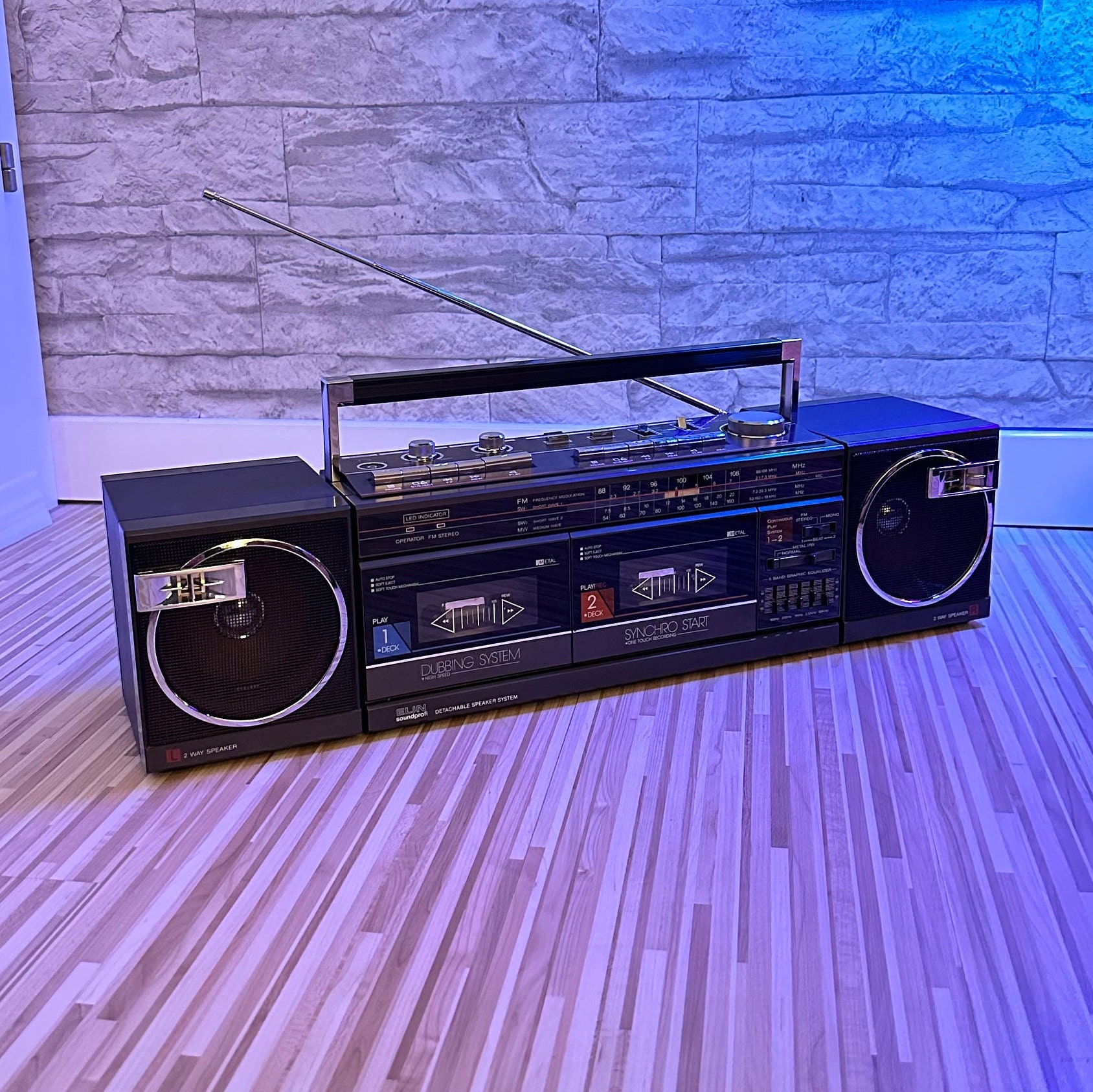 Oldsound - radio-cassette-enregistreur rétro INOVALLEY Pas Cher