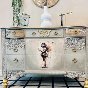 fairy dresser Whimsical Painted Dresser, Painted Furniture, WHERE FAIRIES DREAM