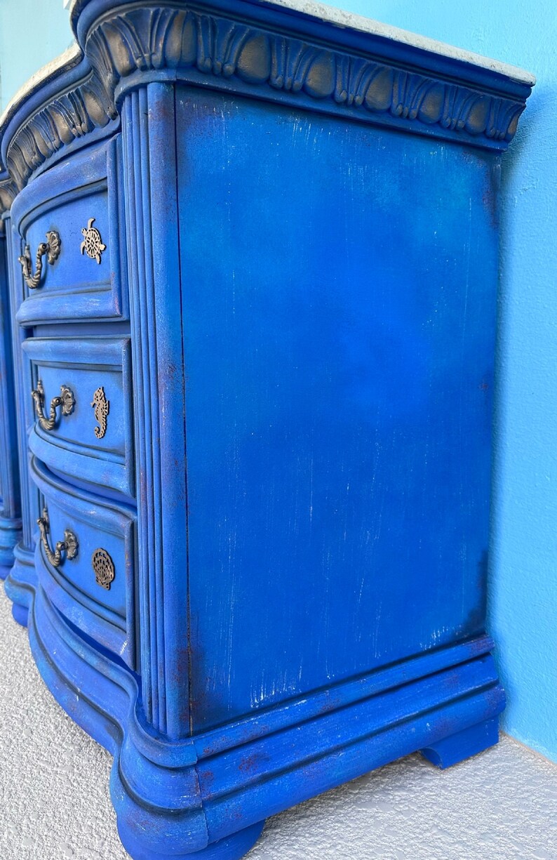 NEWvintage Furniture/nightstand Tables/ Coastal Furniture Etsy