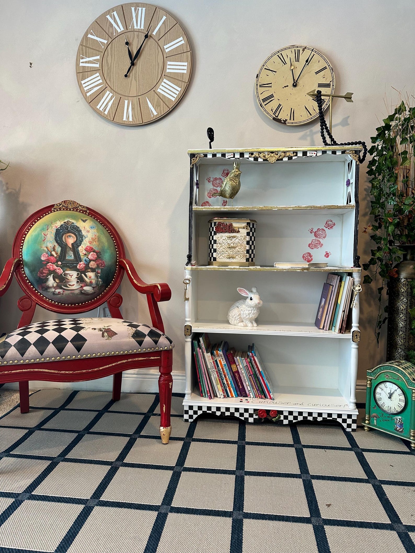 Alice in Wonderland Bookshelf