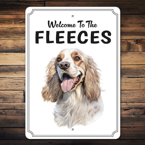 Custom Cocker Spaniel Sign | Cocker Spaniel Gift | Cocker Spaniel Dog | Porch Sign For A Dog | Porch Sign Decor | Custom Gift | Metal Sign