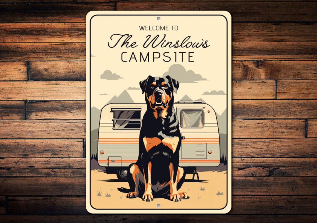 Starting Soon Rottweiler Sign Camping Rottweiler Sign, Rottweiler Camping Gift, Rottweiler Dog Sign ...
