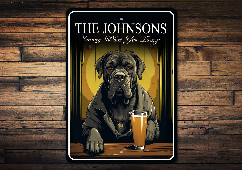 Cane Corso Dog Sign, Custom Cane Corso Gift, Family Cane Corso Sign, Cane Corso Decor, Cane