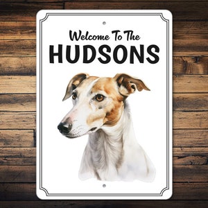 Greyhound Dog Sign | Greyhound Dog Owner Gift | Greyhound Dog Gift | Porch Sign For A Dog | Porch Sign Decor | Greyhound Sign | Metal Sign