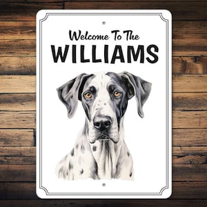 Great Dane Dog Sign | Great Dane Owner Gift | Great Dane Dog Gift | Porch Sign For A Dog | Porch Sign Decor | Great Dane Sign | Metal Sign