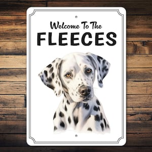 Custom Dalmatian Sign | Dalmatian Owner Gift | Dalmatian Dog | Porch Sign For A Dog | Porch Sign Decor | Custom Dalmatian Gift | Metal Sign