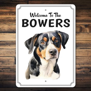 Entlebucher Mountain Dog Sign | Entlebucher Dog Gift | Entlebucher Gift | Porch Sign For A Dog | Porch Sign Decor | Entlebucher | Metal Sign