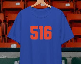 Long Island NY 516 Area Code Unisex T-Shirt, Proud Local Pride Tee Islander