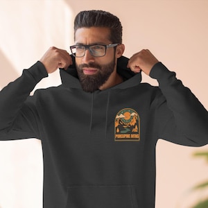 Porcupine Mountains Michigan Unisex Premium Pullover Hoodie MI Outdoors State Park Gift for Nature Lover Upper Peninsula adventure apparel