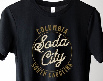 Columbia SC Soda City Unisex Jersey Short Sleeve Tee Cola South Carolina Gift Shirt 803 Midlands Cola T-Shirt Palmetto State Fathers Day