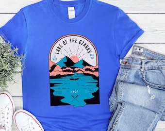 Lake of the Ozarks Unisex Soft style T-Shirt Missouri Lake Summer Family Outdoor Vacation Gift For BFF Souvenir Boating and Fishing Tee.
