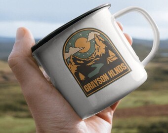 Grayson Highlands State Park Virginia Cup Souvenir Hiking Camping VA Mount Rogers National Recreation Coffee Jefferson Forest Mug Dad Gift