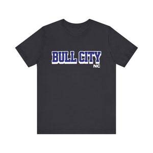 Durham NC Bull City Short Sleeve Tee North Carolina Durham Pride T-shirt Fan Dad Father's Day Gift Research Triangle Souvenir image 2