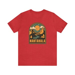Nantahala National Forest North Carolina Unisex Short Sleeve Tee Western NC Hiking Gift Camping Gear Smoky Mountains Adventure Enthusiast image 3