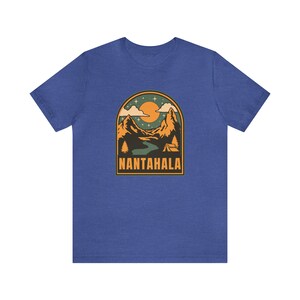 Nantahala National Forest North Carolina Unisex Short Sleeve Tee Western NC Hiking Gift Camping Gear Smoky Mountains Adventure Enthusiast image 4