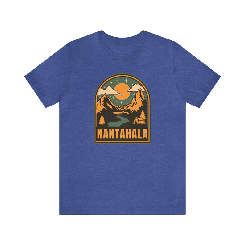 Nantahala National Forest North Carolina Unisex Short Sleeve Tee Western NC Hiking Gift Camping Gear Smoky Mountains Adventure Enthusiast image 4