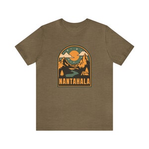Nantahala National Forest North Carolina Unisex Short Sleeve Tee Western NC Hiking Gift Camping Gear Smoky Mountains Adventure Enthusiast image 5