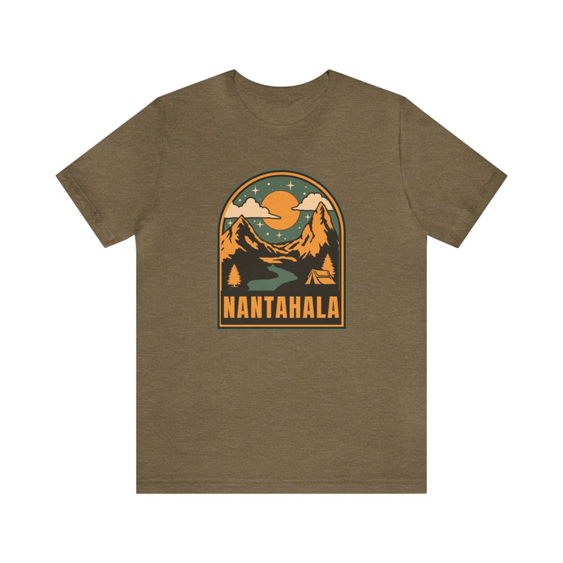 Nantahala National Forest North Carolina Unisex Short Sleeve Tee Western NC Hiking Gift Camping Gear Smoky Mountains Adventure Enthusiast image 5